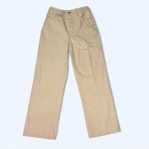 Twik Cream High-Waisted Pants